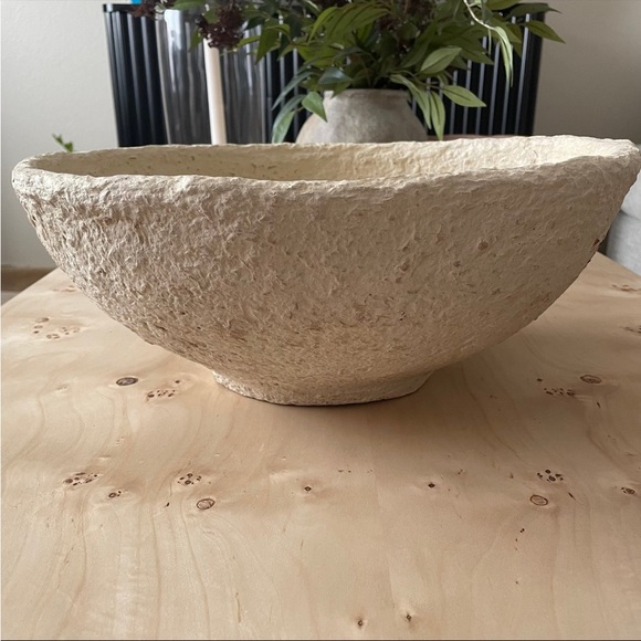 Oval Paper Mache Bowl - Picture 1 of 9